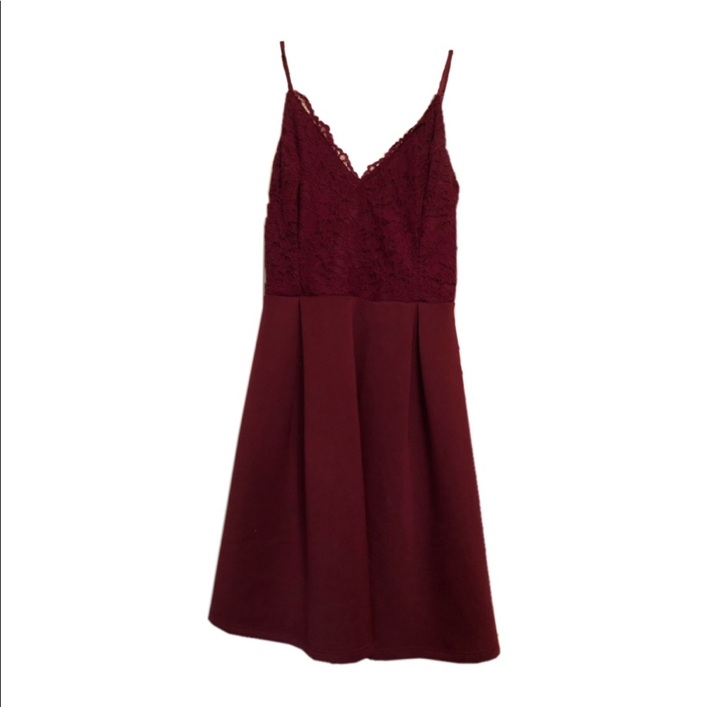 Charlotte Russe | Maroon Dress